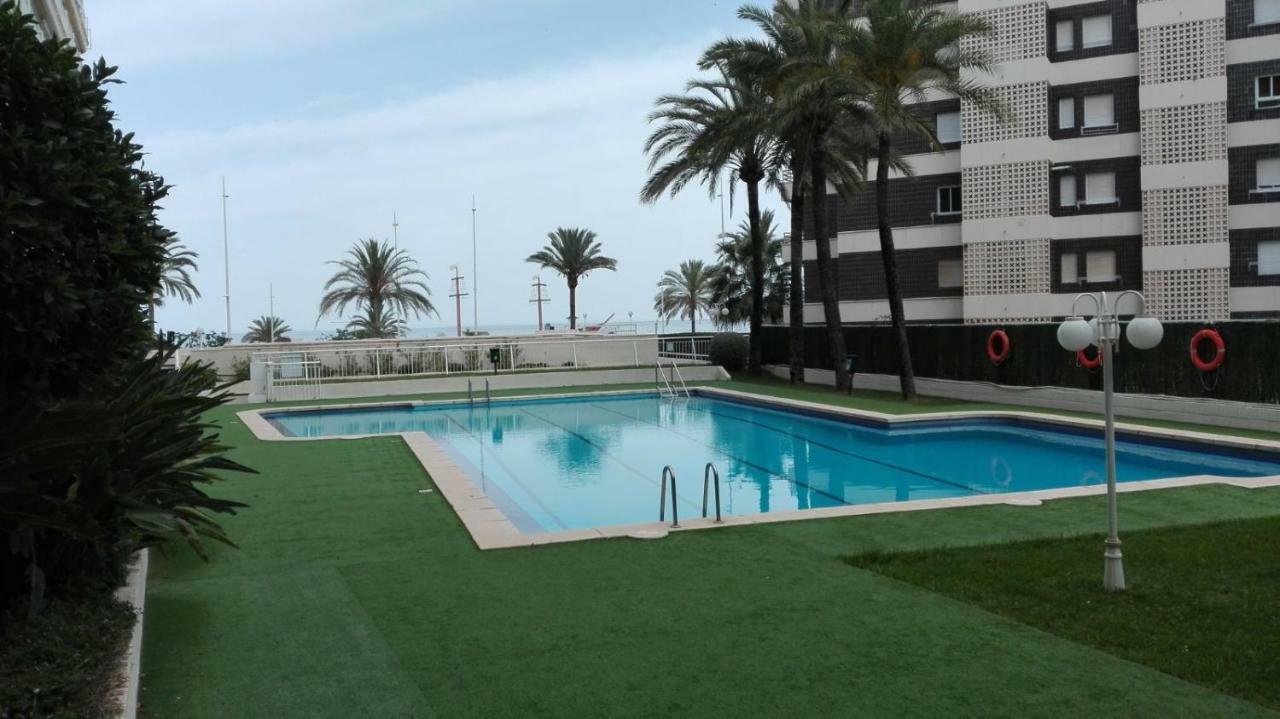 Apartamento En 1ª Linea Playa De 甘迪亚 外观 照片